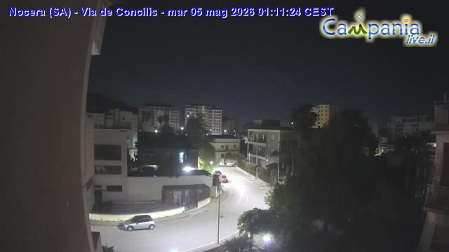 immagine della webcam nei dintorni di Cava de' Tirreni: webcam Nocera Inferiore