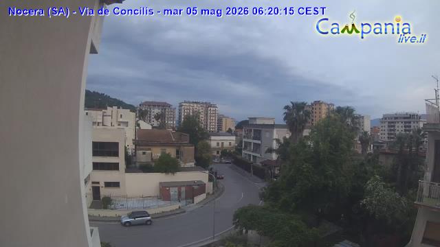 immagine della webcam nei dintorni di Amalfi: webcam Nocera Inferiore