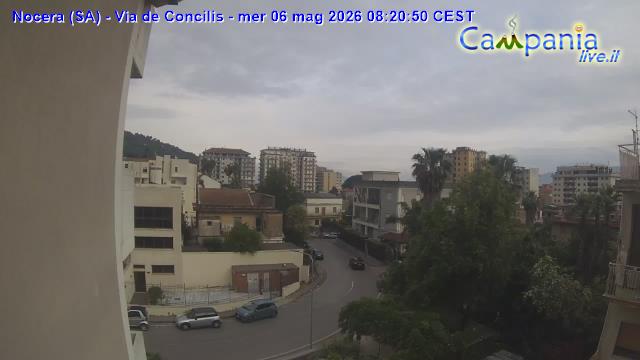 immagine della webcam nei dintorni di Cava de' Tirreni: webcam Nocera Inferiore