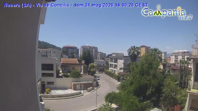 immagine della webcam nei dintorni di Battipaglia: webcam Nocera Inferiore
