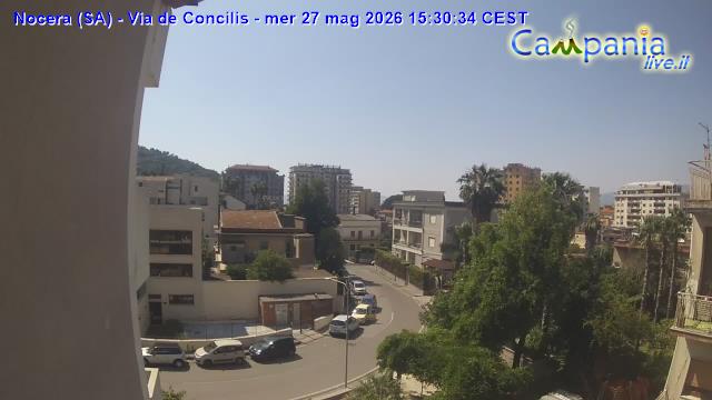 immagine della webcam nei dintorni di Torre del Greco: webcam Nocera Inferiore