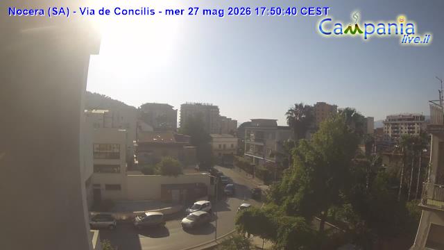 immagine della webcam nei dintorni di Torre del Greco: webcam Nocera Inferiore