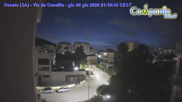 immagine della webcam nei dintorni di Cava de' Tirreni: webcam Nocera Inferiore