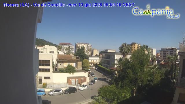immagine della webcam nei dintorni di Atrani: webcam Nocera Inferiore