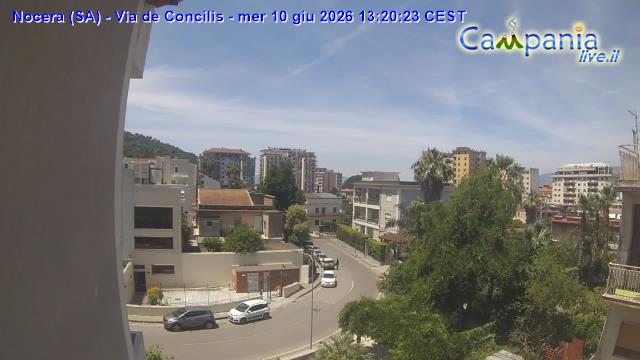 immagine della webcam nei dintorni di Atrani: webcam Nocera Inferiore