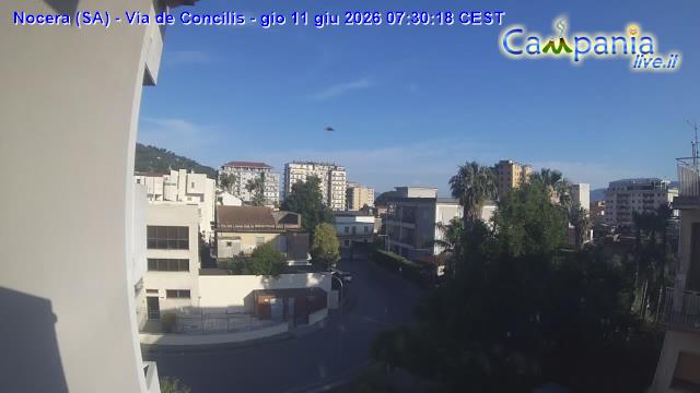 immagine della webcam nei dintorni di Battipaglia: webcam Nocera Inferiore
