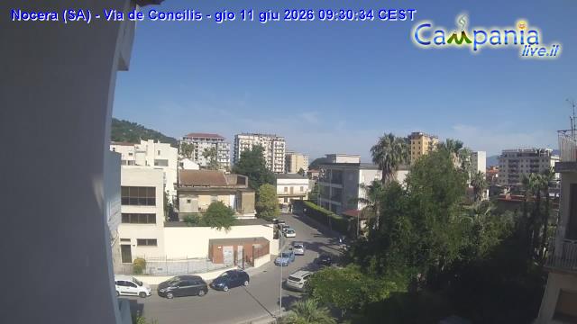 immagine della webcam nei dintorni di Battipaglia: webcam Nocera Inferiore