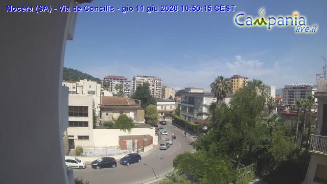immagine della webcam nei dintorni di Battipaglia: webcam Nocera Inferiore
