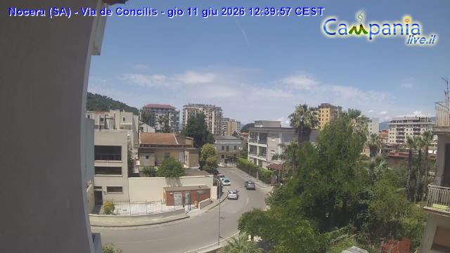 immagine della webcam nei dintorni di Bellizzi: webcam Nocera Inferiore
