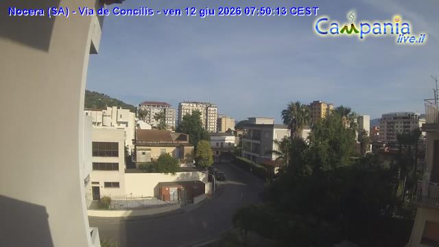 immagine della webcam nei dintorni di Cava de' Tirreni: webcam Nocera Inferiore