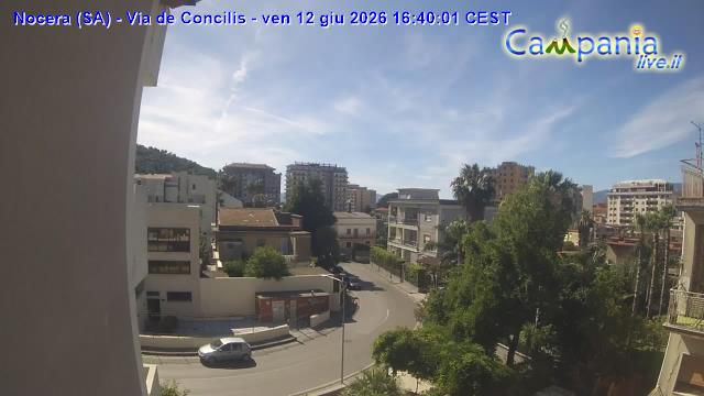 immagine della webcam nei dintorni di Praiano: webcam Nocera Inferiore