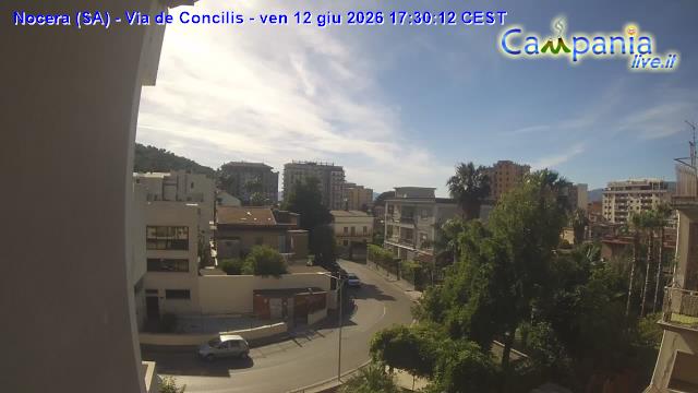 immagine della webcam nei dintorni di Cava de' Tirreni: webcam Nocera Inferiore