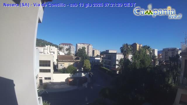 immagine della webcam nei dintorni di Ospedaletto d'Alpinolo: webcam Nocera Inferiore