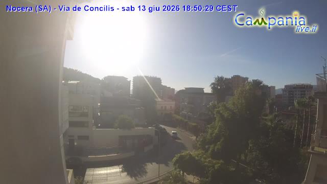 immagine della webcam nei dintorni di Praiano: webcam Nocera Inferiore