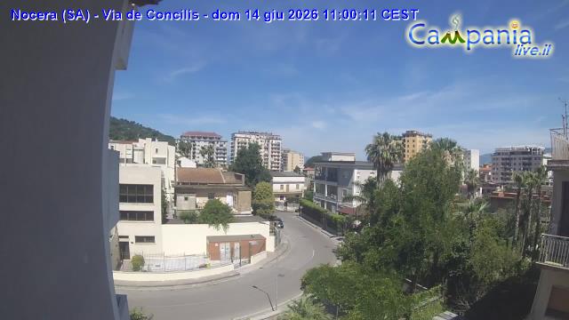 immagine della webcam nei dintorni di Praiano: webcam Nocera Inferiore