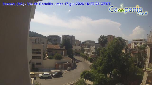 immagine della webcam nei dintorni di Maiori: webcam Nocera Inferiore