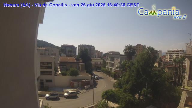 immagine della webcam nei dintorni di Cava de' Tirreni: webcam Nocera Inferiore