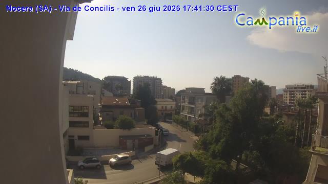 immagine della webcam nei dintorni di Sant'Agata sui Due Golfi: webcam Nocera Inferiore