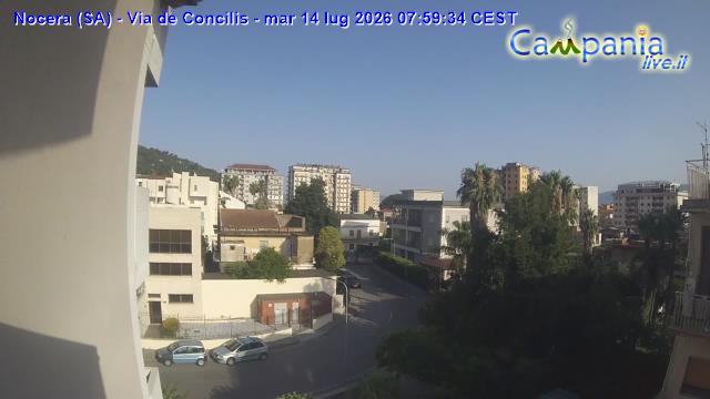 immagine della webcam nei dintorni di Bellizzi: webcam Nocera Inferiore
