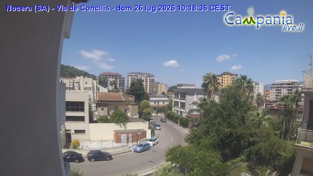 immagine della webcam nei dintorni di Battipaglia: webcam Nocera Inferiore