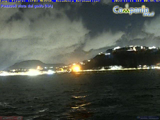 Golfo di Pozzuoli (NA) live Webcam - Ultima immagine ripresa