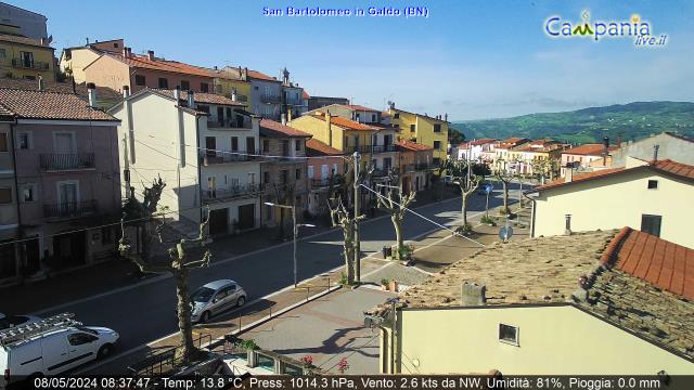 San Bartolomeo in Galdo (BN) live Webcam - Ultima immagine ripresa