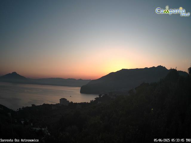 immagine della webcam nei dintorni di Vettica Maggiore: webcam Sorrento