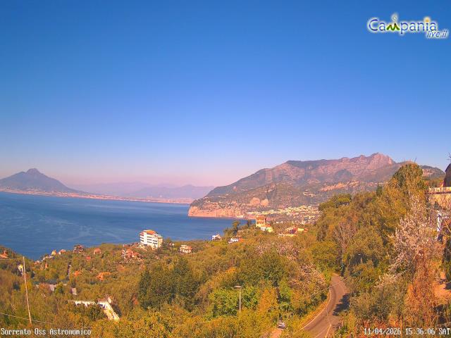 immagine della webcam nei dintorni di Amalfi: webcam Sorrento