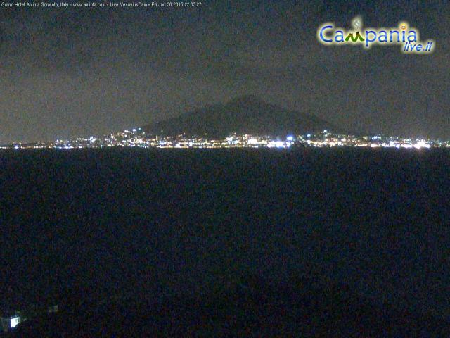 Sorrento & Vesuvio (NA) live Webcam - Ultima immagine ripresa