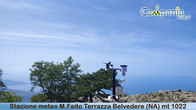 Foto della stazione meteo Monte Faito (NA) Terrazza Belvedere Foto della stazione meteo Monte Faito (NA) Terrazza Belvedere