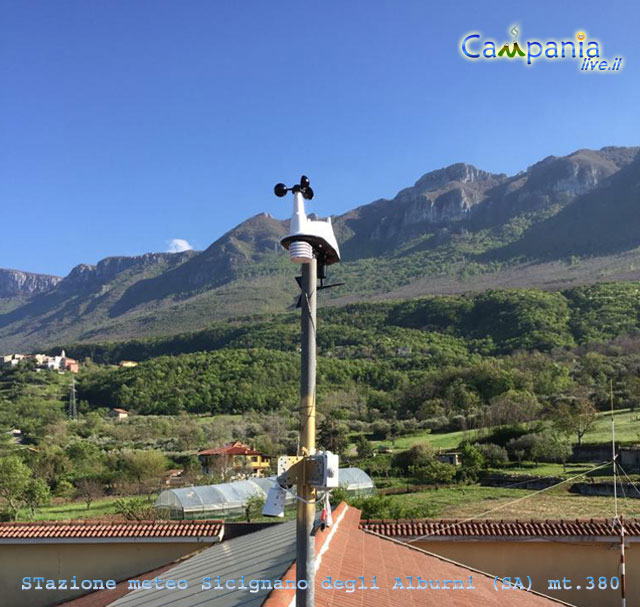 Foto della stazione meteo Sicignano degli Alburni fraz. Zuppino (SA) Foto della stazione meteo Sicignano degli Alburni fraz. Zuppino (SA)
