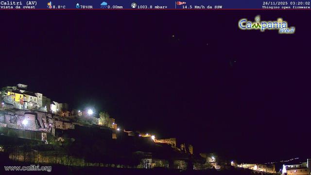 Calitri (AV) live Webcam - Ultima immagine ripresa
