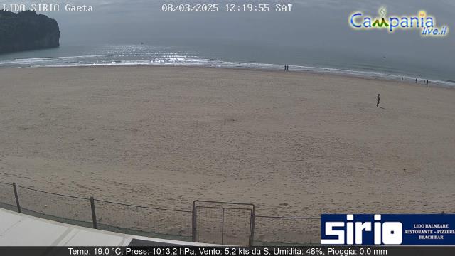 Preview delle webcam di Gaeta Spiaggia Di Serapo Sirio