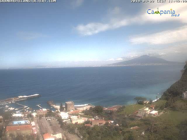 Sorrento & Vesuvio (NA) live Webcam - Ultima immagine ripresa Sorrento & Vesuvio (NA) live Webcam - Ultima immagine ripresa