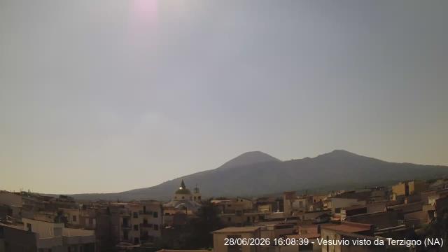 Vesuvio da Terzigno (NA) live Webcam - Ultima immagine ripresa